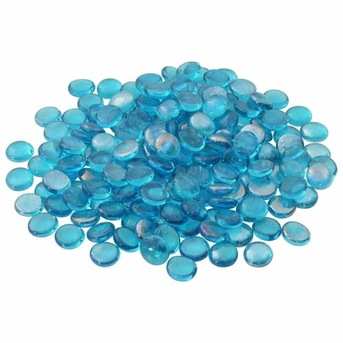 Stakleni nugget 17-19 mm Aqua plava Stakl - Aqua plava 1 kg (190-210 kom) Cijena