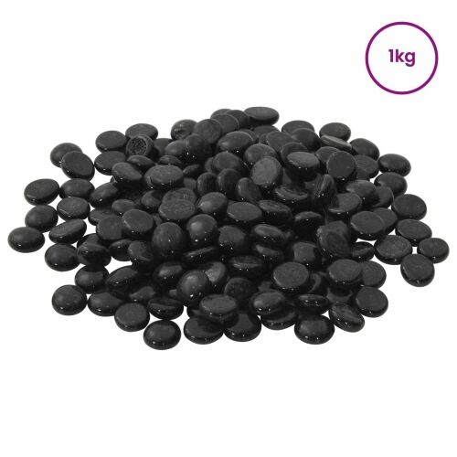 Stakleni nugget 17-19 mm Crna Stakl - Crna 1 kg (190-210 kom) Cijena