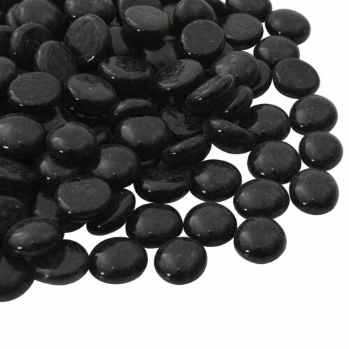 Stakleni nugget 17-19 mm Crna Stakl - Crna 1 kg (190-210 kom) Cijena