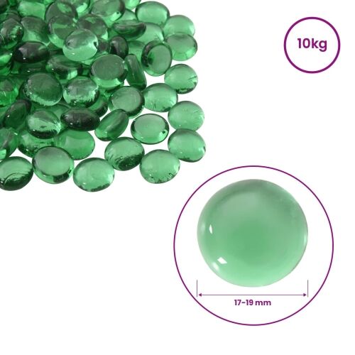 Stakleni nugget 17-19 mm Zelena Stakl - Zelena 10 kg (1900-2100 kom) Cijena