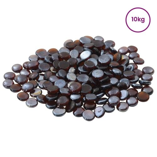 Stakleni nugget 17-19 mm Amber flash Stakl - Amber flash 10 kg (1900-2100 kom) Cijena