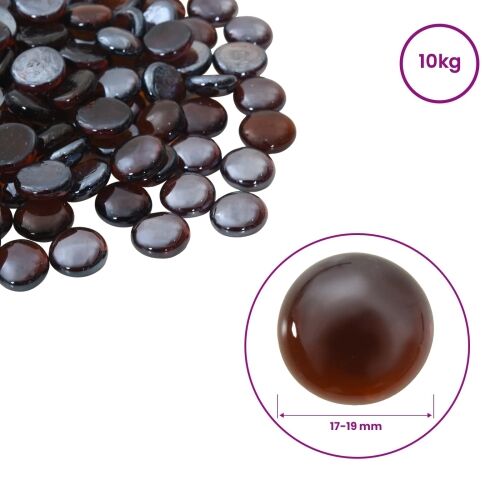 Stakleni nugget 17-19 mm Amber flash Stakl - Amber flash 10 kg (1900-2100 kom) Cijena