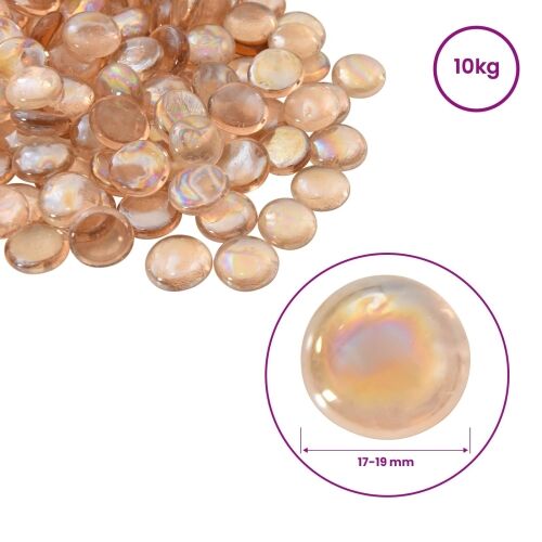 Stakleni nugget 17-19 mm Aqua crvena Stakl - Aqua crvena 10 kg (1900-2100 kom) Cijena