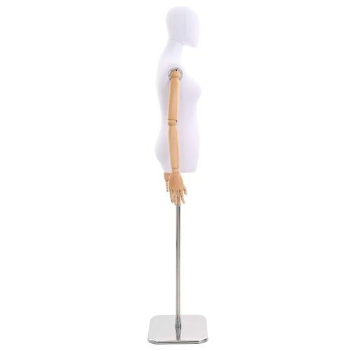 Podesivi maneken 165-213 cm s postoljem Žena PP Bijela - Bijela Žena sa standardnom glavom Cijena