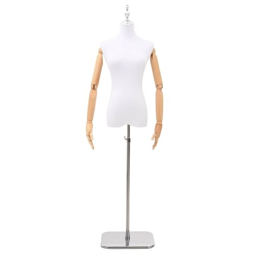 Podesivi maneken 165-213 cm s postoljem Žena PP Bijela - Bijela Žena s krunom Cijena
