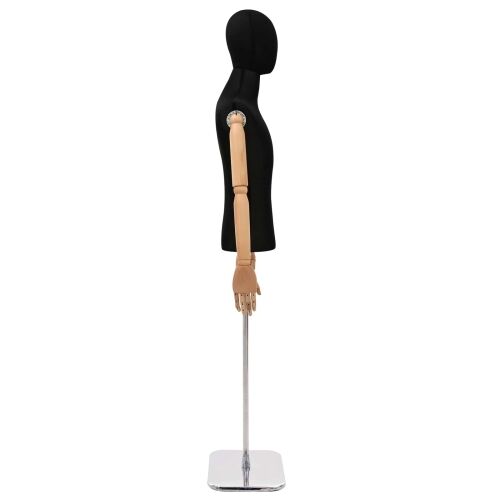 Podesiva lutka 170-218 cm s postoljem Muškarac PP Crna - Crna Muški s standardnom glavom Cijena