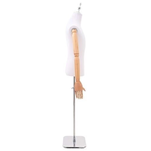Podesiva lutka 170-218 cm s postoljem Muškarac PP Bijela - Bijela Muškarac s krunom Cijena