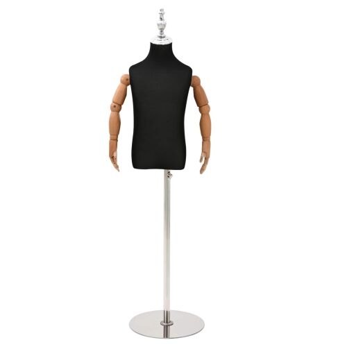 Podesiva lutka 120-150 cm s postoljem Uniseks PP Crna - Crna s glavu krune 2-3 godine Cijena