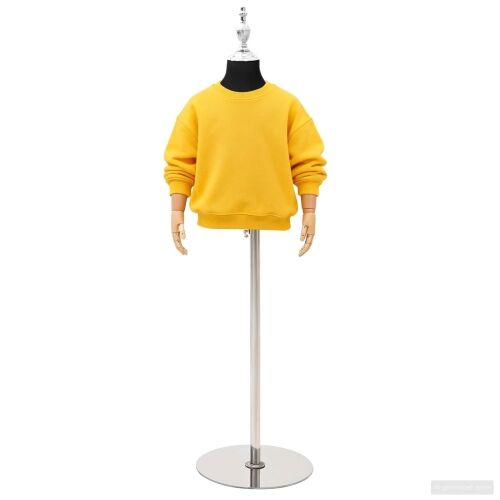 Podesivi Maneken 120-157 cm s Postoljem Uniseks PP Crna - Crna s glavu krune 4-6 godina Cijena