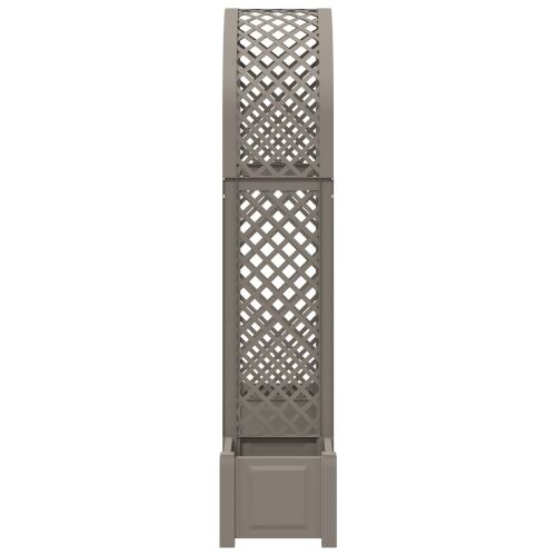 Roza arh s saksijom Siva 168,5 x 43 x 207 cm PP - Siva Cijena
