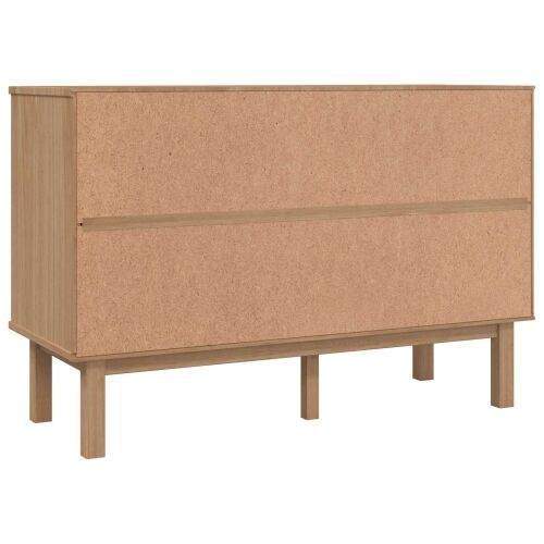 Ormar s ladicama OTTA Crna 111 x 43 x 73,5 cm Masivna borovina - Crna Cijena