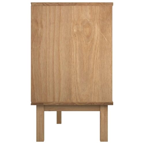 Ormar s ladicama OTTA Crna 111 x 43 x 73,5 cm Masivna borovina - Crna Cijena