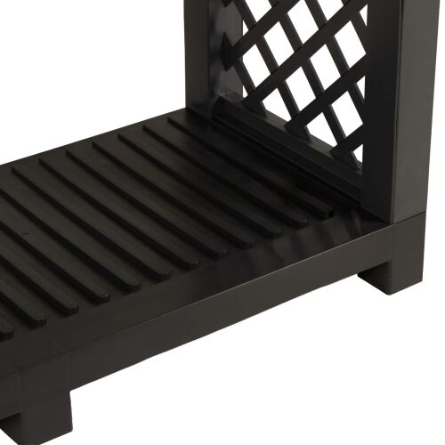 Drva za potpalu 114 x 46 x 101 cm PP Antracit Cijena