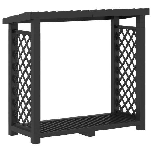 Drva za potpalu 114 x 46 x 101 cm PP Antracit Cijena