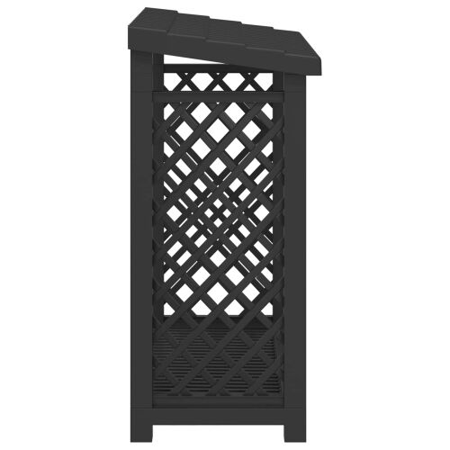Drva za potpalu 114 x 46 x 101 cm PP Antracit Cijena