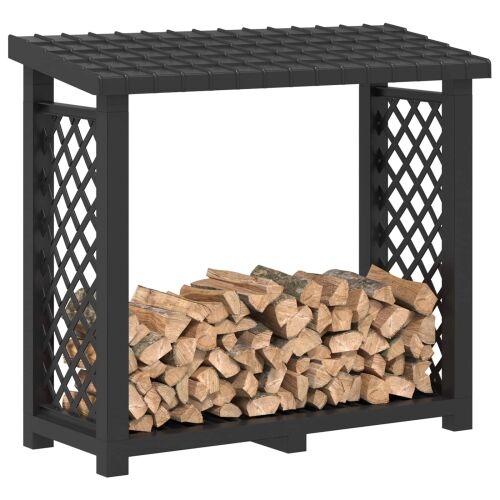 Drva za potpalu 114 x 46 x 101 cm PP Antracit Cijena