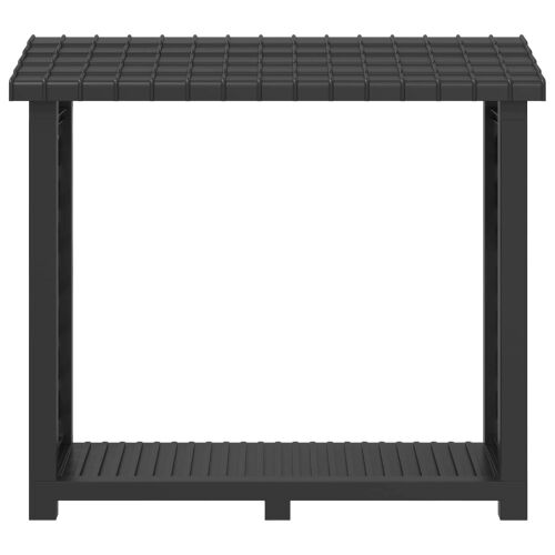 Drva za potpalu 114 x 46 x 101 cm PP Antracit Cijena