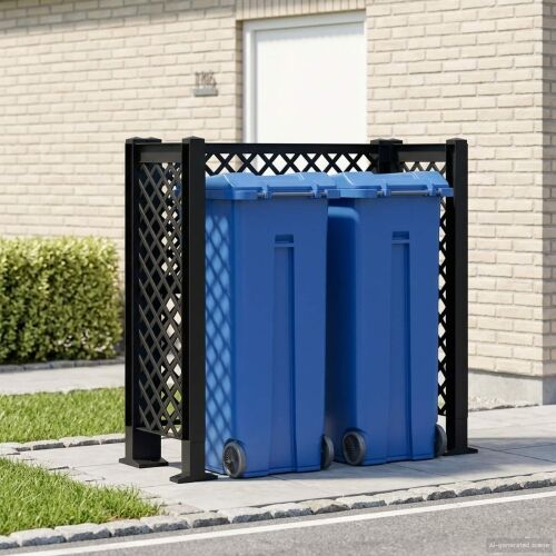 Rešetak za kantu Antracit 123 x 47 x 114 cm PP Cijena