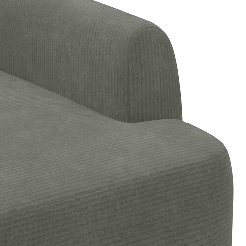 Ljubavni kauč s gumbima Svjetlosiva 116 x 67 x 81 cm - Svjetlosiva Cijena