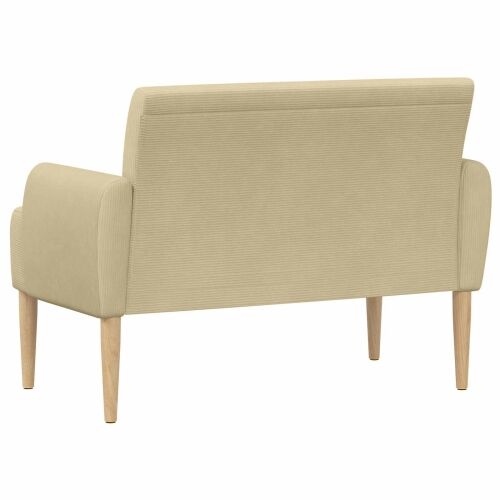 Ljubavni kauč s gumbima Svijetlozeleni sivi 116 x 67 x 81 cm - Svijetlo zelena siva Cijena