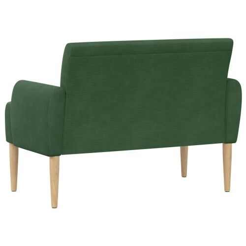 Ljubavni kauč s gumbima Jungle zelena 116 x 67 x 81 cm - Zelena boja džungle Cijena