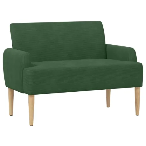 Ljubavni kauč s gumbima Jungle zelena 116 x 67 x 81 cm - Zelena boja džungle Cijena