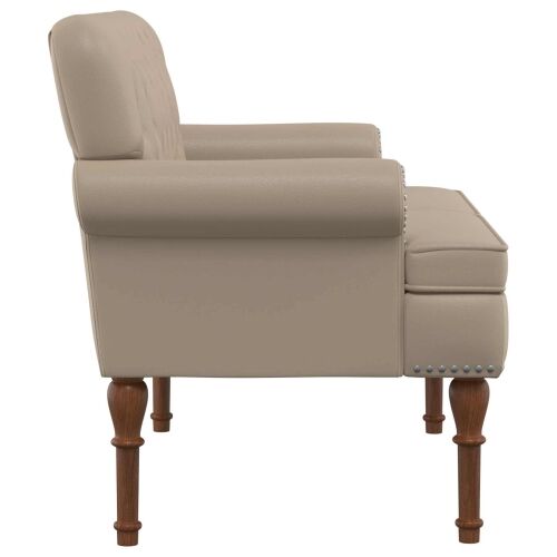 Ljubavni kauč s gumbima Boja cappuccina 120 x 65 x 77 cm - Boja cappuccina Cijena