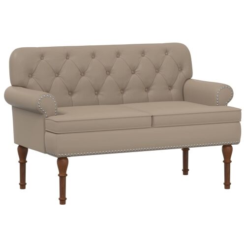 Ljubavni kauč s gumbima Boja cappuccina 120 x 65 x 77 cm - Boja cappuccina Cijena