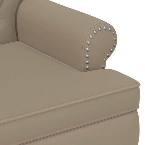 Ljubavni kauč s gumbima Boja cappuccina 120 x 65 x 77 cm - Boja cappuccina Cijena