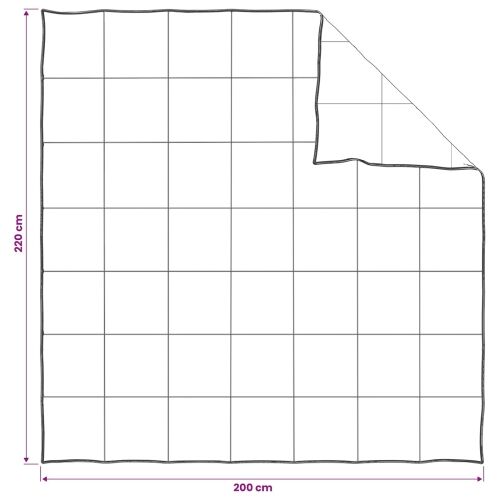 Ljetni pokrivač Bež 200 x 220 cm 100% prirodni kapok - 200 x 220 cm Cijena