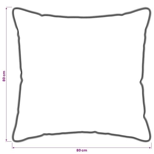 Jastuk 80 x 80 cm Sve sezone Kapok vlakno Bež - 80 x 80 cm 1 Cijena