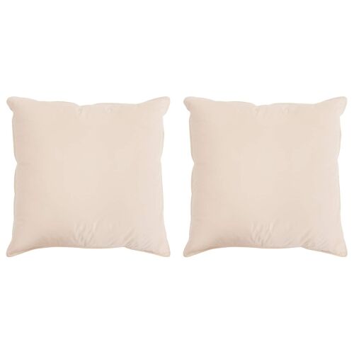 Jastuk 2 kom. 80 x 80 cm Sve sezone Kapok vlakno Bež - 80 x 80 cm 2 Cijena