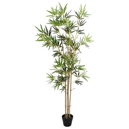 Umjetno bambusovo drvo Zelena 75,5 x 18 x 175 cm - 170 cm Cijena