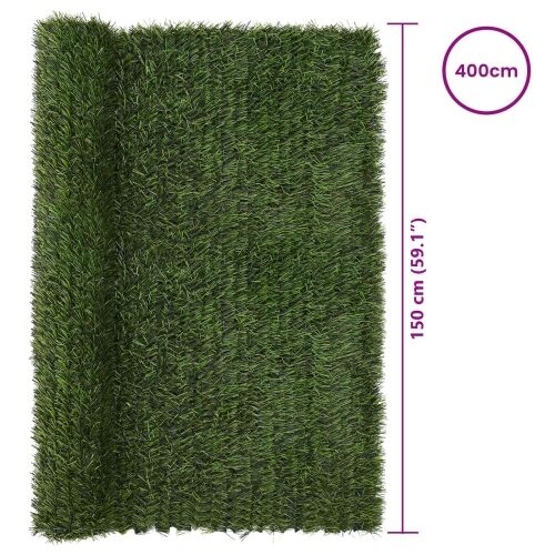 Umjetna ograda Svijetlo zelena 1,5 x 4 m PVC i čelik - 1,5 x 4 m Svijetlo zelena Cijena