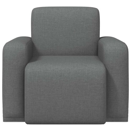 Fotelja Tamnosiva Tkanina - Tamnosiva Cijena