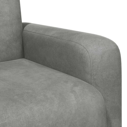 Fotelja Svjetlosiva Baršun - Svjetlosiva Cijena
