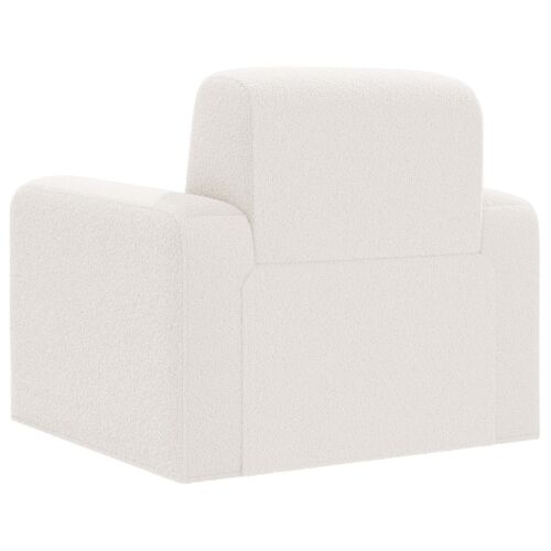 Fotelja Krem Bouclé - Krem Cijena