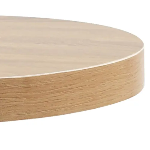 Bistro stol svjetlosmeđi 60 cm MDF - svijetlo smeđa i bijela 60 x 75 cm 1 Cijena