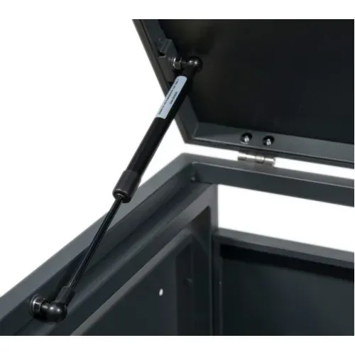 Westmann -&nbsp; Metalno spremište za kante za smeće s nožnom pedalom | Pedura 2 | 2x240L | antracit - BRANDED IN GERMANY Cijena