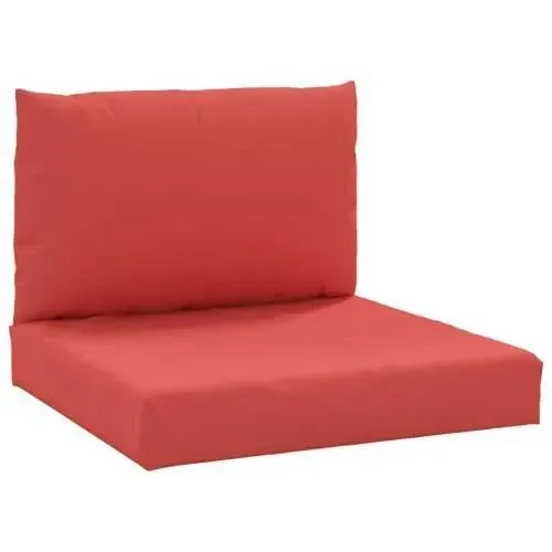 Jastuci za sofu od paleta, 2-dijelni set, crveni Cijena