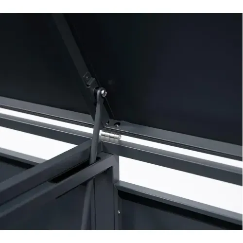 Westmann -&nbsp; Metalno spremište za kante za smeće s nožnom pedalom | Pedura 4 | 4x240L | antracit - BRANDED IN GERMANY Cijena