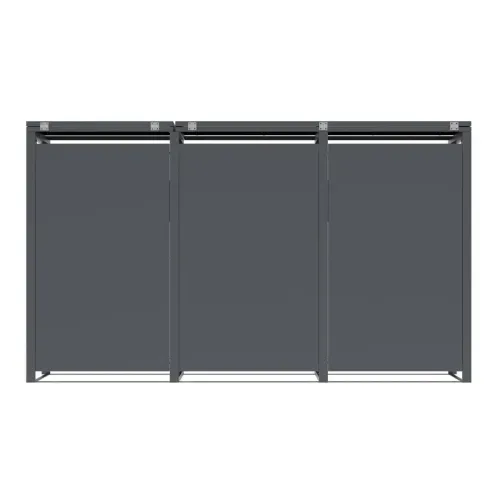 Westmann Varius 3 | Spremište za 3 kante za smeće | 3 x 240L | Drveni izgled - BRANDED IN GERMANY Cijena