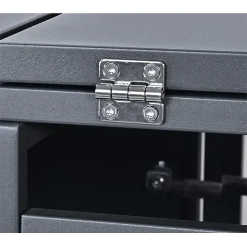 Westmann Tonus 3 | Metalno spremište za 3 kante za smeće | 3 x 240L | Antracit - BRANDED IN GERMANY Cijena
