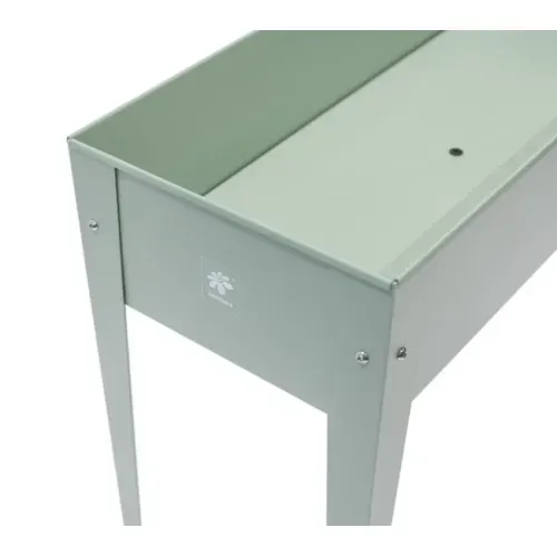 Herstera Garden Urban | Povišena gredica | Visoka tegla za cvijeće | 72 L | 100x40x84 cm - Kaktus zelena - BRANDED IN EU Cijena
