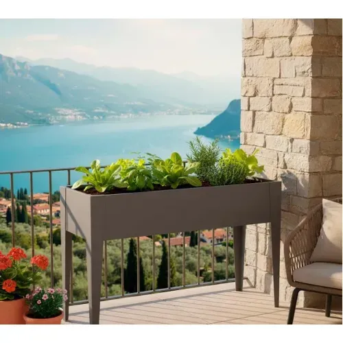 Westmann Vedura M | Balkonska povišena gredica | 60 L | 30x100x80 cm | Antracit - BRANDED IN GERMANY Cijena