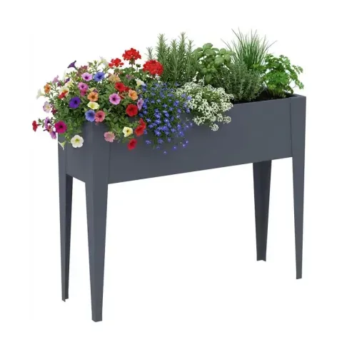 Westmann Vedura L | Balkonska povišena gredica | 90 L | 40x109x80 cm | Antracit - BRANDED IN GERMANY Cijena
