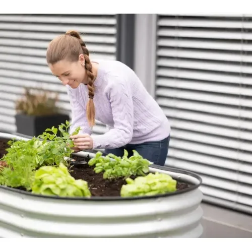 Westmann Grow Faster S | Metalna povišena gredica | 1049 L | Srebrna - BRANDED IN GERMANY Cijena