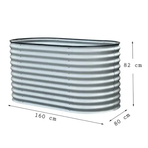 Westmann Grow Faster S | Metalna povišena gredica | 1049 L | Srebrna - BRANDED IN GERMANY Cijena