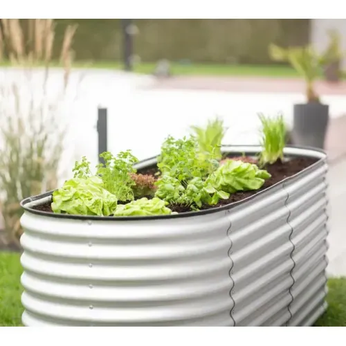 Westmann Grow Faster M | Metalna povišena gredica | 1570 L | Srebrna - BRANDED IN GERMANY Cijena