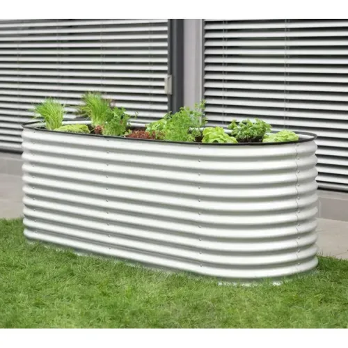 Westmann Grow Faster M | Metalna povišena gredica | 1570 L | Srebrna - BRANDED IN GERMANY Cijena